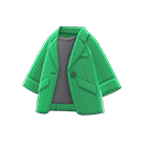 西裝外套 [綠色] (綠色/黑色)