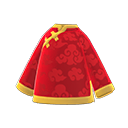 中華風衣服 [紅色] (紅色/黃色)