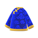 中華風衣服 [藍色] (藍色/黃色)