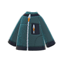 abrigo mullido [Azul marino] (Azul/Negro)
