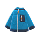 abrigo mullido [Azul] (Azul/Negro)