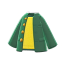 after-school jacket: (Green) Green / Yellow