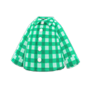клетчатая рубашка [Зеленый] (Зеленый/Белый)