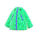 лыжная куртка [Зеленый] (Зеленый/Синий)