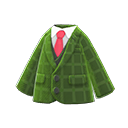 veste en tweed [Vert] (Vert/Rouge)