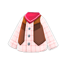 jersey de vaquero [Rosa] (Rosa/Marrón)