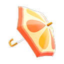 Animal Crossing New Horizons Orange Umbrella Image