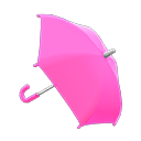 粉红色纯色雨伞