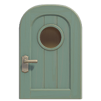pale-blue basic door