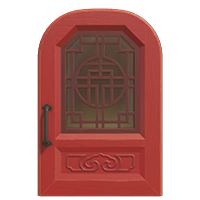 red imperial door