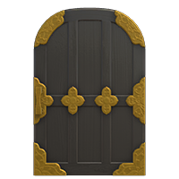 lacquered zen door