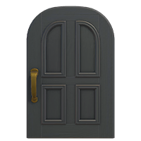 black common door