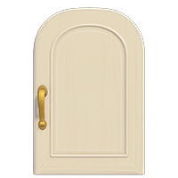 white simple door