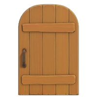 maple rustic door