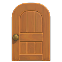 maple wooden door