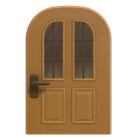 maple vertical-panes door