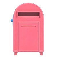 pink large mailbox