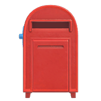 red large mailbox