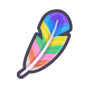 rainbow_feather