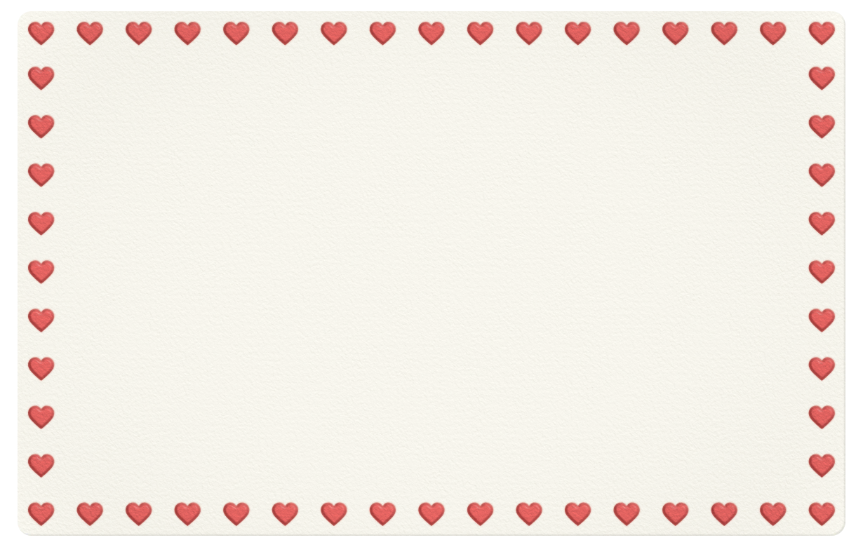Lovely hearts card