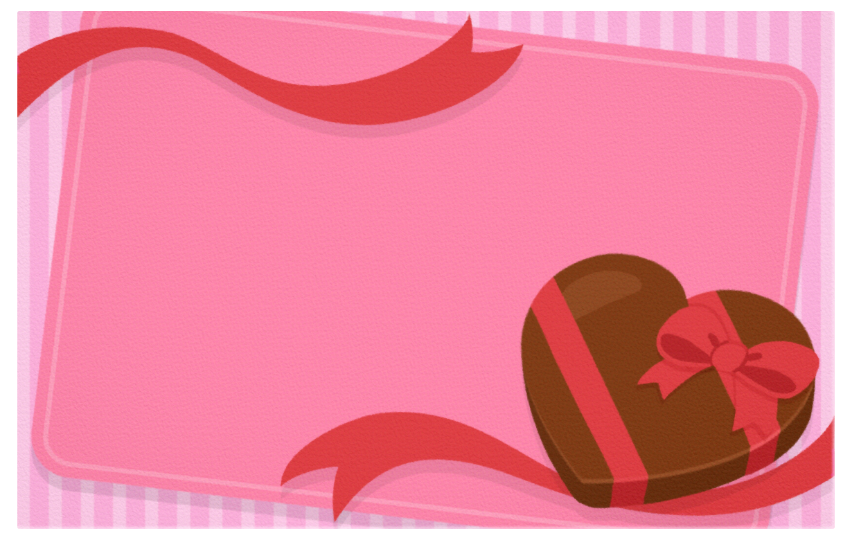 Chocolate-heart card