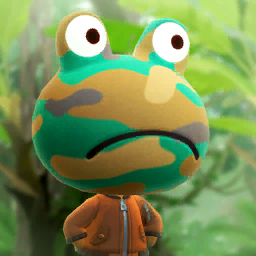 Animal Crossing New Horizons Camofrog Image